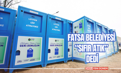 Fatsa Belediyesi "Sıfır Atık" Dedi