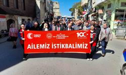 Sinop’ta "Ailemiz İstikbalimiz" yürüyüşü