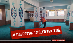 Altınordu'da camiler tertemiz