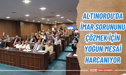 Altınordu’da imar sorununu çözmek için yoğun mesai harcanıyor