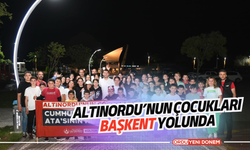 Altınordu’nun çocukları başkent yolunda