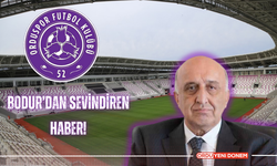 Bodur’dan Sevindiren Haber!