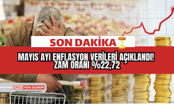 Mayıs Ayı Enflasyon Verileri Açıklandı! Zam Oranı %22,72