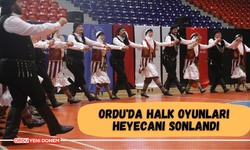 Ordu'da Halk Oyunları Heyecanı Sonlandı