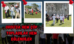 Ordu’da Hem Çöp Topladılar Hem Eğlendiler