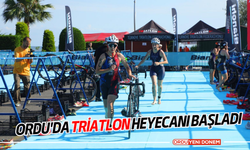 Ordu'da Triatlon heyecanı başladı