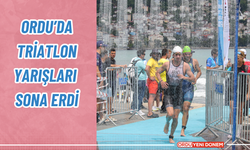 Ordu’da Triatlon Yarışları Sona Erdi