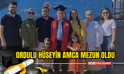 Ordulu Hüseyin Amca Mezun Oldu