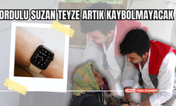 Ordulu Suzan Teyze Artık Kaybolmayacak