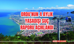 Ordu'nun 4 aylık yasadışı raporu açıklandı