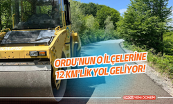 Ordu'nun o ilçelerine 12 km'lik yol geliyor!