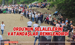 Ordu’nun Şelalelerini Vatandaşlar Renklendirdi