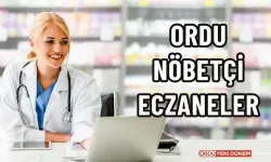 Ordu Nöbetçi Eczaneler (2 Haziran 2024 Pazar)