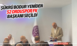 Şükrü Bodur Yeniden 52 Orduspor FK Başkanı Seçildi