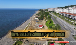 Ünye Belediyesinden 5 Yeni Proje