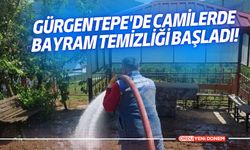 Gürgentepe'de Camilerde Bayram Temizliği Başladı