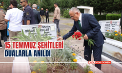 15 Temmuz şehitleri dualarla anıldı