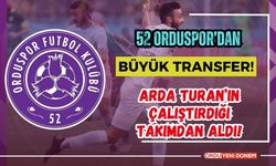 52 Orduspor’dan Büyük Transfer! Arda Turan’ın Çalıştırdığı takımdan aldı!