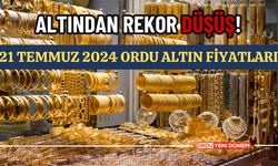 Altından Rekor Düşüş! 21 Temmuz Altın Fiyatları