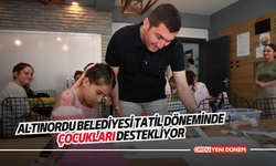 Altınordu Belediyesi tatil döneminde çocukları destekliyor