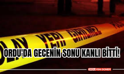 Ordu'da Gecenin Sonu Kanlı Bitti!