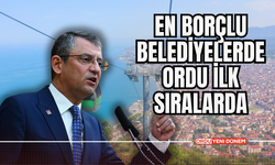 En Borçlu Belediyelerde Ordu İlk Sıralarda