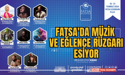 Fatsa'da müzik ve eğlence rüzgarı esiyor