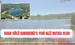 Gaga Gölü Karadeniz'e Yeni Gezi Rotası Oldu