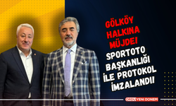 Gölköy Halkına Müjde! Sportoto Başkanlığı ile Protokol İmzalandı!