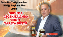 Ordu'da Çiçek Balında Verim Yarıya Düştü