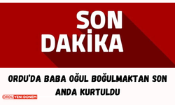 Ordu’da Baba Oğul Boğulmaktan Son Anda Kurtuldu