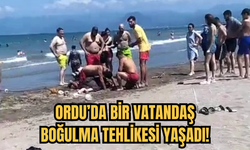 Ordu’da bir vatandaş Boğulma Tehlikesi yaşadı!