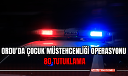 Ordu’da Çocuk Müstehcenliği Operasyonu: 80 Tutuklama