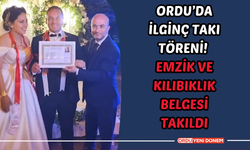 Ordu’da İlginç Takı Töreni! Emzik ve Kılıbıklık Belgesi Takıldı