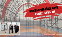 Ordu’da Spora Büyük Teşvik: 4 Kapalı Spor Alanı