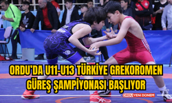 Ordu’da U11-U13 Türkiye Grekoromen Güreş Şampiyonası Başlıyor