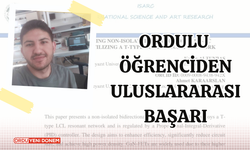 Ordulu Öğrenciden Uluslararası Başarı