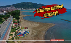 Ordu'nun sahilleri güzelleşti