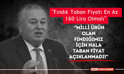 Cemal Enginyurt "Fındık Taban Fiyatı En Az 160 Lira Olmalı"