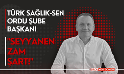 Türk Sağlık-Sen Ordu Şube Başkanı: "Seyyanen Zam Şart!"