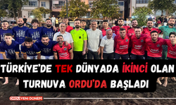 Türkiye’de Tek Dünyada İkinci Olan Turnuva Ordu’da Başladı