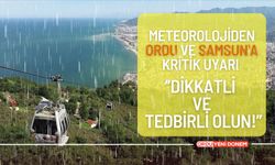 Meteorolojiden Ordu ve Samsun'a Kritik Uyarı: Dikkatli ve Tedbirli Olun!