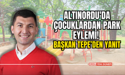 Ordu Altınordu'da Çocuklardan Park Eylemi Sosyal Medyada Gündem Oldu! İşte O Görüntüler...