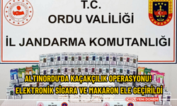 Altınordu'da Kaçakçılık Operasyonu: Elektronik Sigara ve Makaron Ele Geçirildi