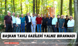 Başkan Tavlı Gazileri Yalnız Bırakmadı