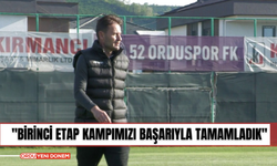 52 Orduspor Teknik Direktörü Cahit Erçevik: "Birinci Etap Kampımızı Başarıyla Tamamladık"