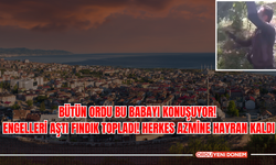 Bütün Ordu Bu Babayı Konuşuyor! Engelleri Aştı Fındık Topladı! Herkes Azmine Hayran Kaldı