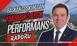 Başkan Coşkun’dan Yaklaşık 5 Aylık Performans Raporu