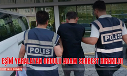 Eşini Yaralayan Ordulu Adam Serbest Bırakıldı