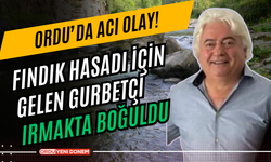 Ordu'da acı olay! Fındık hasadı için gelen gurbetçi ırmakta boğuldu!